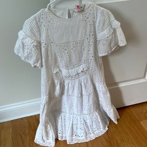 Sea New York white eyelet dress